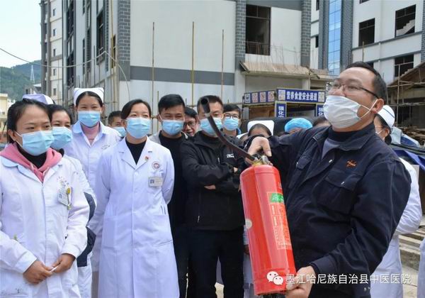 ​防患于未“燃”，墨江县中医医院开展安全消防应急演练(图3)